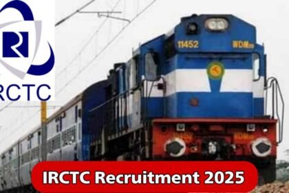 IRCTC Recruitment 2025 Hospitality Manager Vacancy