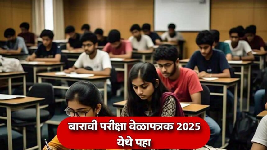 Maharashtra HSC Exam Time Table 2025